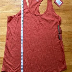 Orange cotton tank top size Medium. NWT
